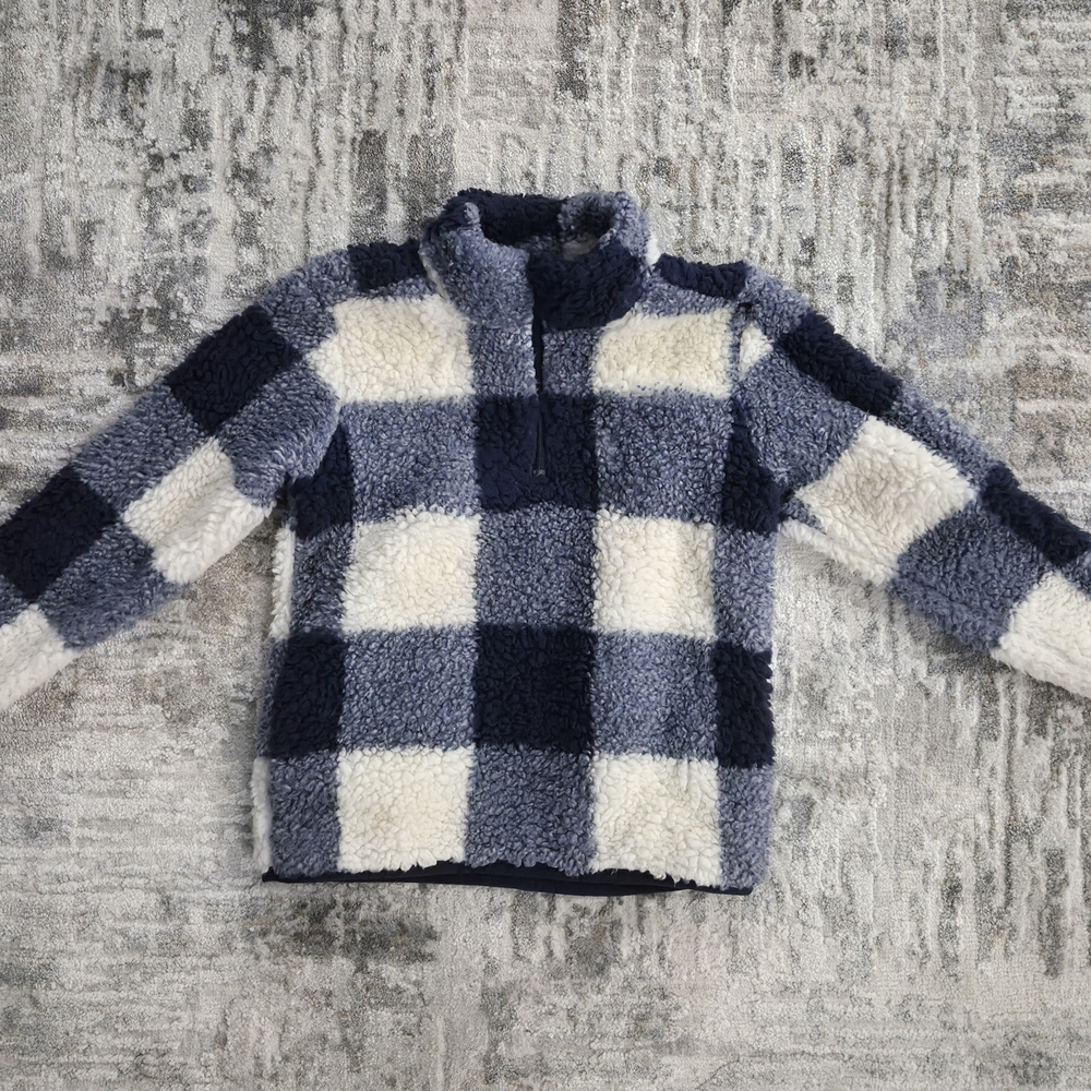 Carter's Blue/White Sherpa Fleece Pullover - NWOT (3T) - Picture 3 of 3